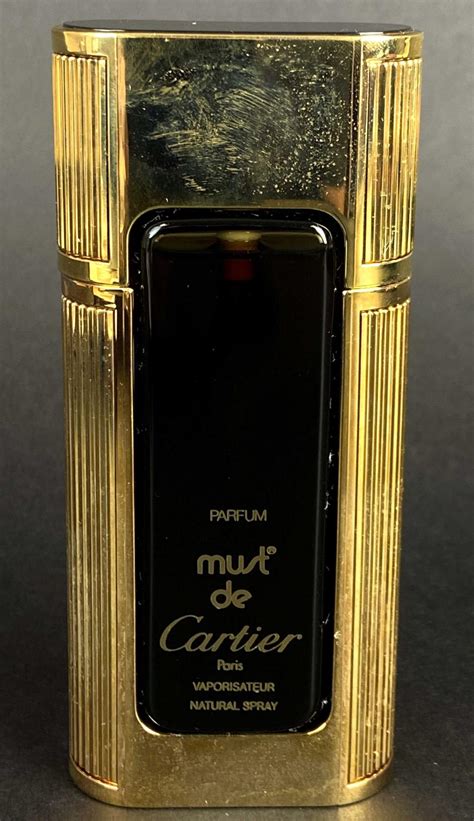 cartier metallo 50ml vintage profumo|must de cartier perfume.